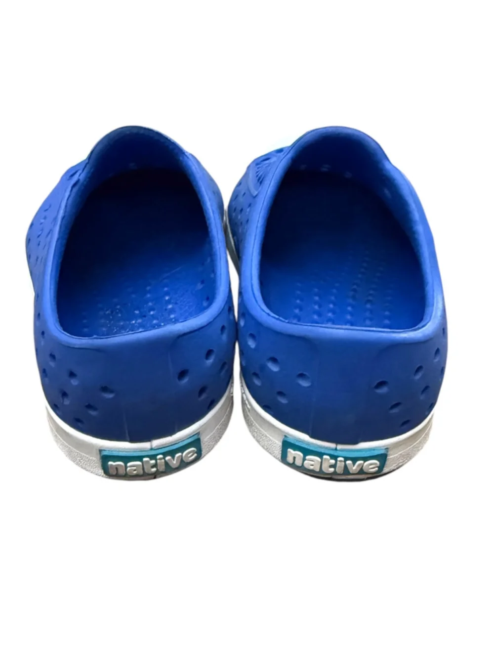Native Shoes Jefferson Blue White Slip-On Water Shoes Toddler Size C6